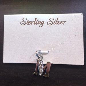 Sterling Silver Letter “M” Charm